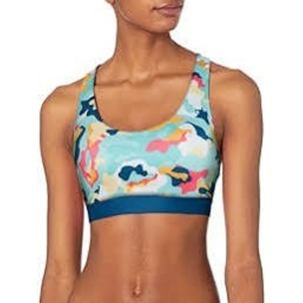 Champion Sports Bra Colorful Camo Print  Activewear Women's XS